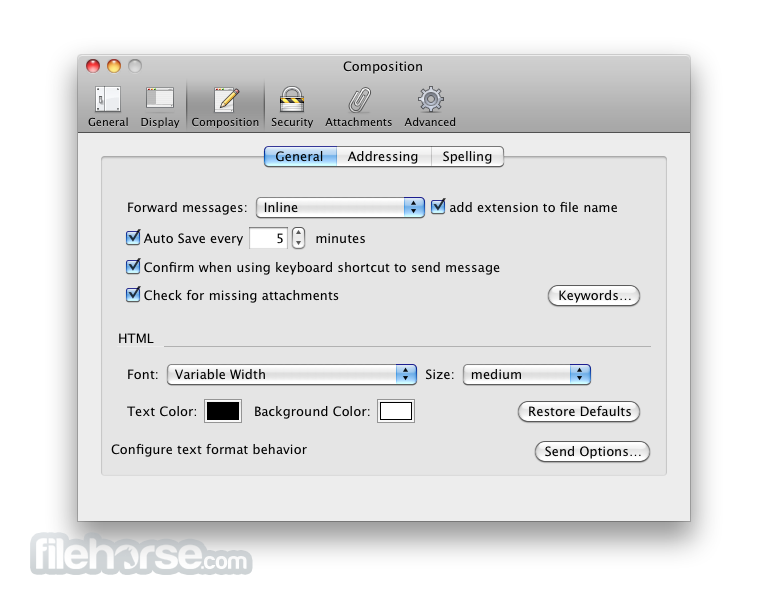 Thunderbird for mac images